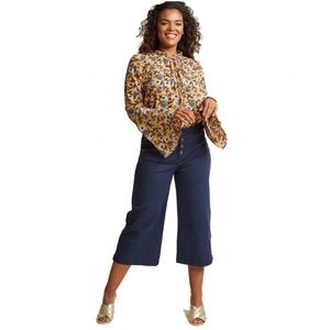 NWT Earl Jean Pearl Bermuda Shorts 12 Dark Blue